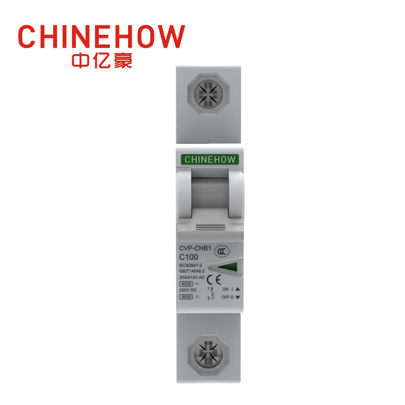 Disyuntor miniatura blanco IEC 1P serie CVP-CHB1