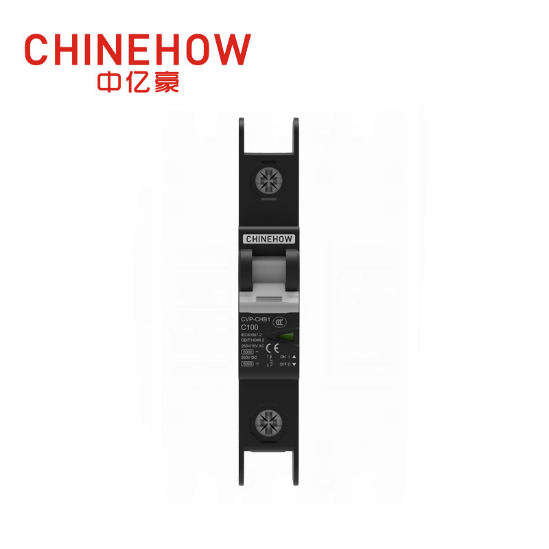 Disyuntor miniatura negro 1P serie CVP-CHB1